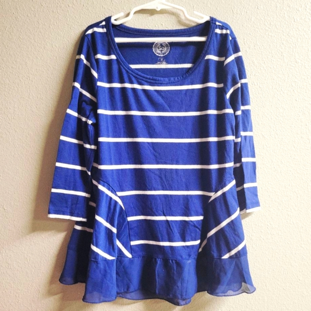 So Authentic American Heritage Long Sleeve Top